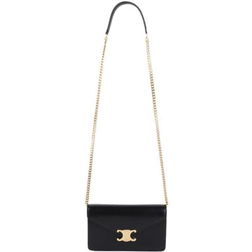 CELINE 月 Wallet on Margo チェーン 財布バッグ 159089901 [P]