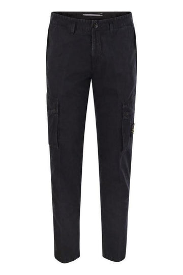 Stone Island Brushed Cotton Canvas Old Effect Slim Fit Cargo Pants Stretch K1S15 S00WA V0120 142645623 [P]