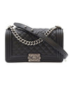 CHANEL Boy Bag Medium Caviar Black A67086 159091888 [P]