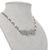 CHANEL Crystal Snowflake Lettering Choker Necklace 37609 159096134 [P]