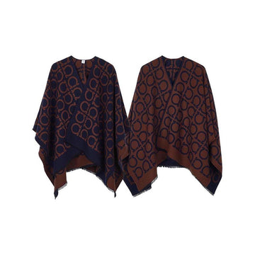 Salvatore Ferragamo CAPE ISSACA Wool Cape 101934407 [P]