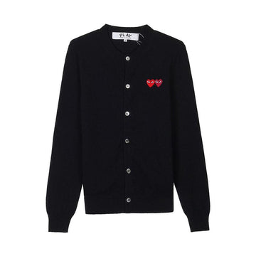 Comme Des Garcons Double Heart Cardigan 148445829 [P]