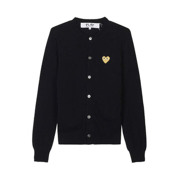 COMME DES GARCONS GOLD HEART CARDIGAN 148445831 [P]