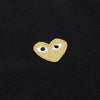 COMME DES GARCONS N049 051 Schwarz FW25 Unisex Gold Heart Cardigan 148445831 [P]
