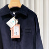 MIU MIU Corduroy Blouson-Jacke Navy, 44 159101868 [P]