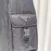 PRADA Dreieckslogo Nylon Blouson Jacke Schwarz 159101893 [P]