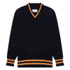 MAISON MARGIELA Stitch Patch Wollstrick Navy S50HA1027 S17834 511F 125719934 [P]