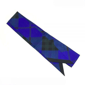 Burberry Skinny Checkered Silk Scarf 75839393 [P]