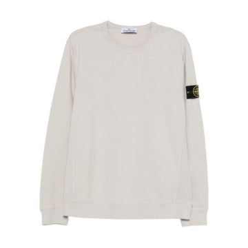 STONE ISLAND Brushed Organic Cotton Fleece Regular-fit Crewneck Sweatshirt 147736769 [P]