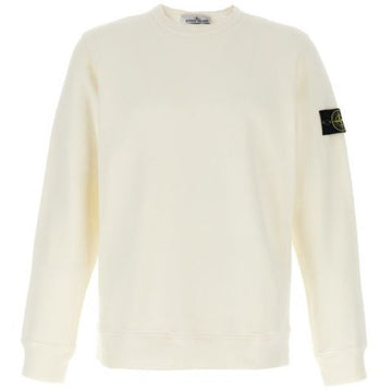 STONE ISLAND ブリushed オーガニック コットン フリース レギュラーフィット クルーネック スウェットシャツ (K2S15 S0A20 V0093) 151530562 [P]