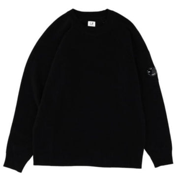 CP COMPANY Crew Neck aus Lammwolle Strick (19CMKN040A 110149A 999) 152038255 [P]