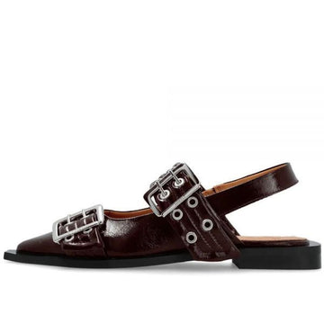 GANNI Feminine Buckle Ballerinas 147739938 [P]