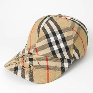 BURBERRY チェックコットンブレンドベースボールキャップ 110805363 [P]