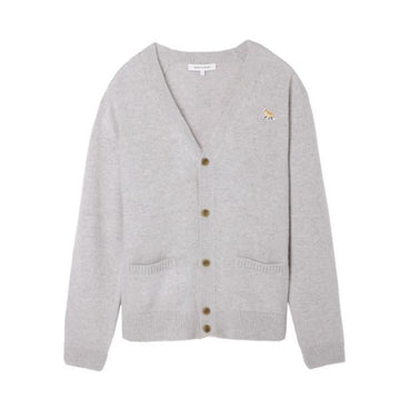 MAISON KITSUNE BABY FOX PATCH REGULAR CARDIGAN (LM00507KT1006-H120) 115502425 [P]