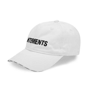 vetements Embroidered Logo Cap (UE63CA100W WHITE) 75904968 [P]
