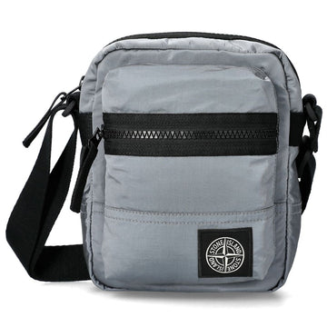 STONE ISLAND ロゴパッチポーチクロスバッグ 159113994 [P]