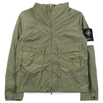 STONE ISLAND Leichte kompakte Touch-Poly-TC-Hoodie-Jacke (militärisch) L1S15 4100052 S0042 V005G 153364493 [P]