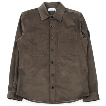 Stone Island Men's Patch Micro Corduroy Overshirt Jacket 151763892 [P]
