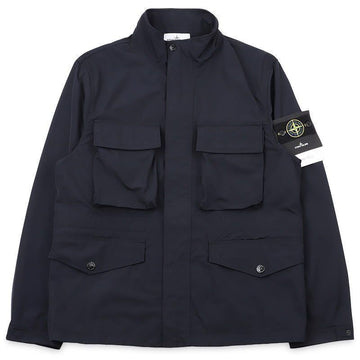 STONE ISLAND Männer Wappen Mikrotwill Feldjacke (Navy) L1S15 4100034 S0026 V0020 151634791 [P]