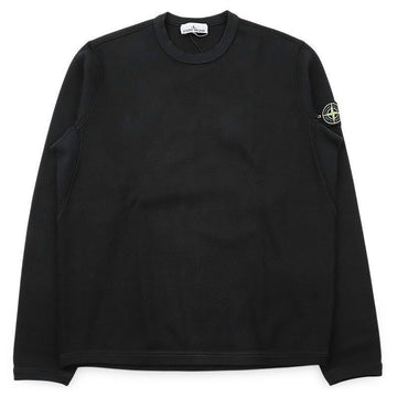 STONE ISLAND メンズワッペンメッシュステッチコットンフリーストレーナー（ブラック）L1S15 6100011 S0297 V0029 156042108 [P]