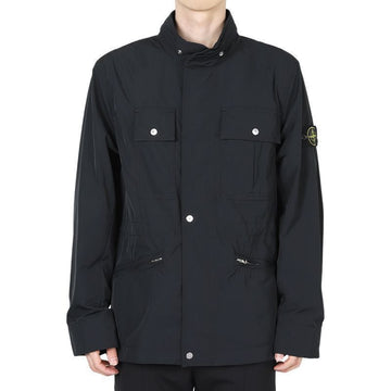 STONE ISLAND ストーン メンズ ワッペン パッチ マイクロ ツイル ジャケット（ブラック） K1S15 4100007 S0026 V0029 131311899 [P]