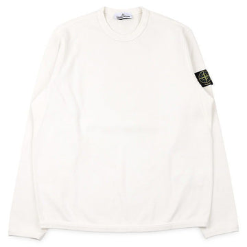 STONE ISLAND Herren Wappen Mesh Stitch Baumwoll Fleece Sweatshirt (Ivory) L1S15 6100011 S0297 V0093 152825941 [P]