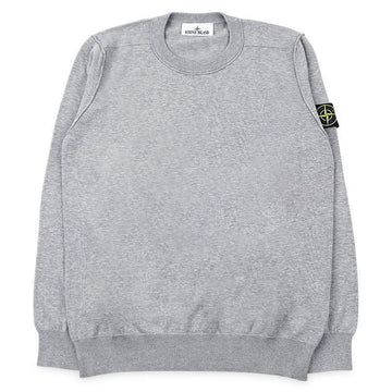STONE ISLAND Männer Sweater mit Wappen-Patch (Grau) L1S15 5100053 S00B2 V0M61 154317160 [P]