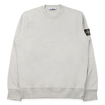STONE ISLAND Herren Wappen Patch Regular Fit Rundhals Sweatshirt (Perlgrau) L1S15 6100060 S0051 V0061 154317155 [P]