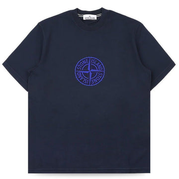 STONE ISLAND Grafik T-Shirt mit Rückenaufdruck für Herren (Navy) L1S15 2100001 S0362 V0020 154050856 [P]
