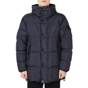 Stone Island Stone Men's Wappen Crinkle Nylon Padded Jacket (Navy) K2S15 4100012 S0A23 V0020 141095236 [P]