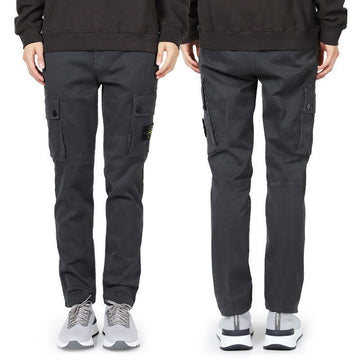 STONE ISLAND Herren Cargo-Shorts mit Wappen-Patch (Dunkelgrau) 3100034 S00L1 V0162 140720025 [P]