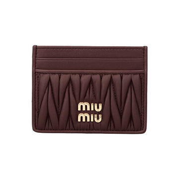 Miu Miu Wallet 5MC076 AFPP F0007 Materasse Women's Cardholder 159116479 [P]