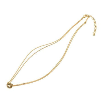 Salvatore Ferragamo Crystal Gancini Pendant Necklace 157617315 [P]