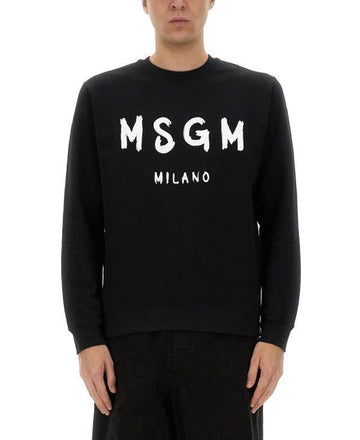 MSGM ブラッシュドロゴスウェットシャツ 151061714 [P]