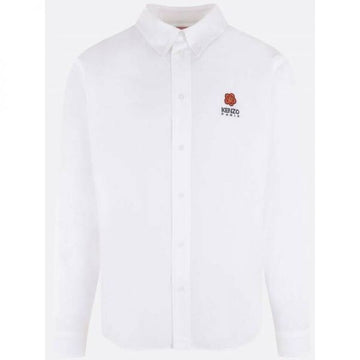Kenzo Boke Flower Embroidery Cotton Shirt 75838147 [P]