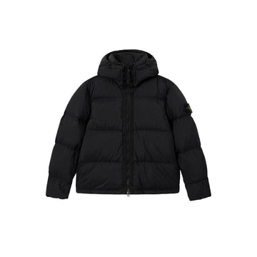 STONE ISLAND リップストップコーデュラパディングダウンジャケット ブラック 159120132 [P]