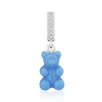 CRYSTAL HAZE JEWELRY Kristallhaze Nostalgie Haribo Bär Lagune Silber Zirkonia Anhänger 41549876 [P]