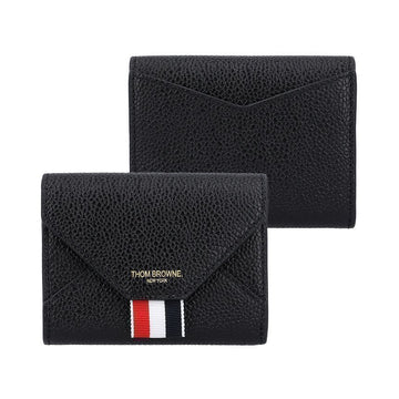 Thom Browne Wallet Pebble Grain Three Stripe Tab Envelope Women's Card Holder 153570495 [P]