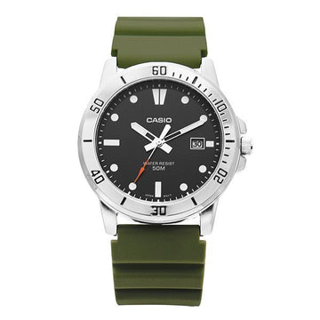 CASIO アナログウレタン時計 男性用 MTP-VD01-3EVUDF 150230575 [P]