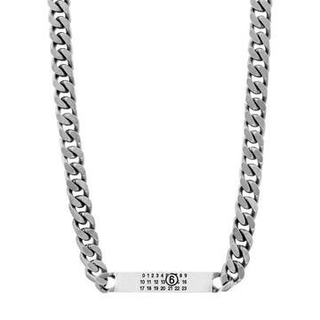 MAISON MARGIELA チェーンネックレス イングレービングナンバリングロゴ 155270888 [P]