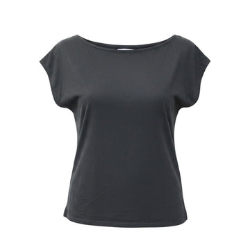 ISSEY MIYAKE Black Linen Blend Sleeveless Top M 159122020 [P]