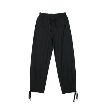 Ganni Women's Drawstring Waist Pants Black F8929-099 118592232 [P]