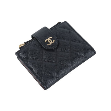 CHANEL Doppel-Zipper Damenbörse AP1928 mit CC-Muster und goldenem Detail 37621 159123320 [P]
