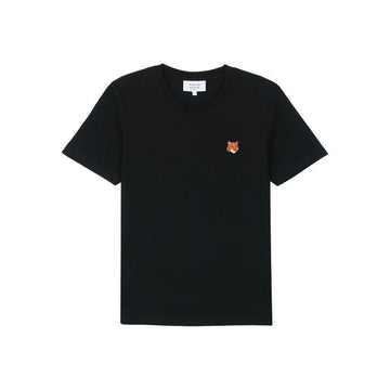 MAISON KITSUNE Damen Fox Kopf Regular T-Shirt Schwarz PW00113KJ7026-P199 154050604 [P]
