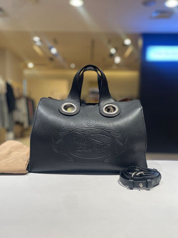 Burberry Crest Grommet Leather Tote Bag 40789781 159125196 [P]