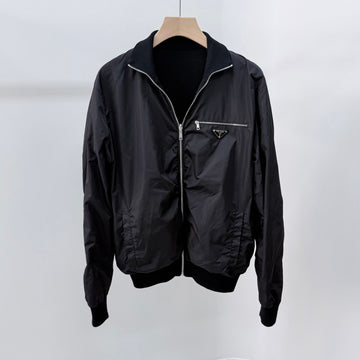 Prada Reversible Nylon Zip Jacket Black 52 159125742 [P]