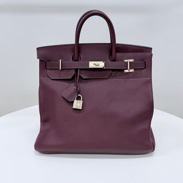 Hermes Birkin 40 Ota Croco Leather Tote Bag Burgundy 159125815 [P]