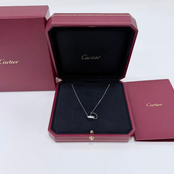Cartier Love Semi Pavé Diamond Necklace White Gold 159125938 [P]