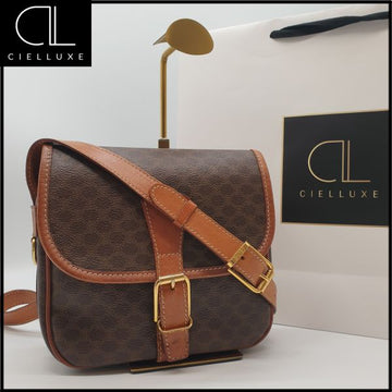 Celine Macadam Buckle Crossbody Bag 159129372 [P]