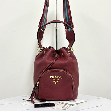 PRADA Bucket Bag Crossbody Rot 159133876 [P]